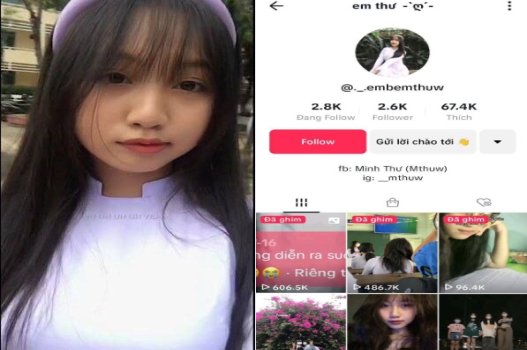 Em nữ sinh Thư mới nổi đã lộ clip sex
